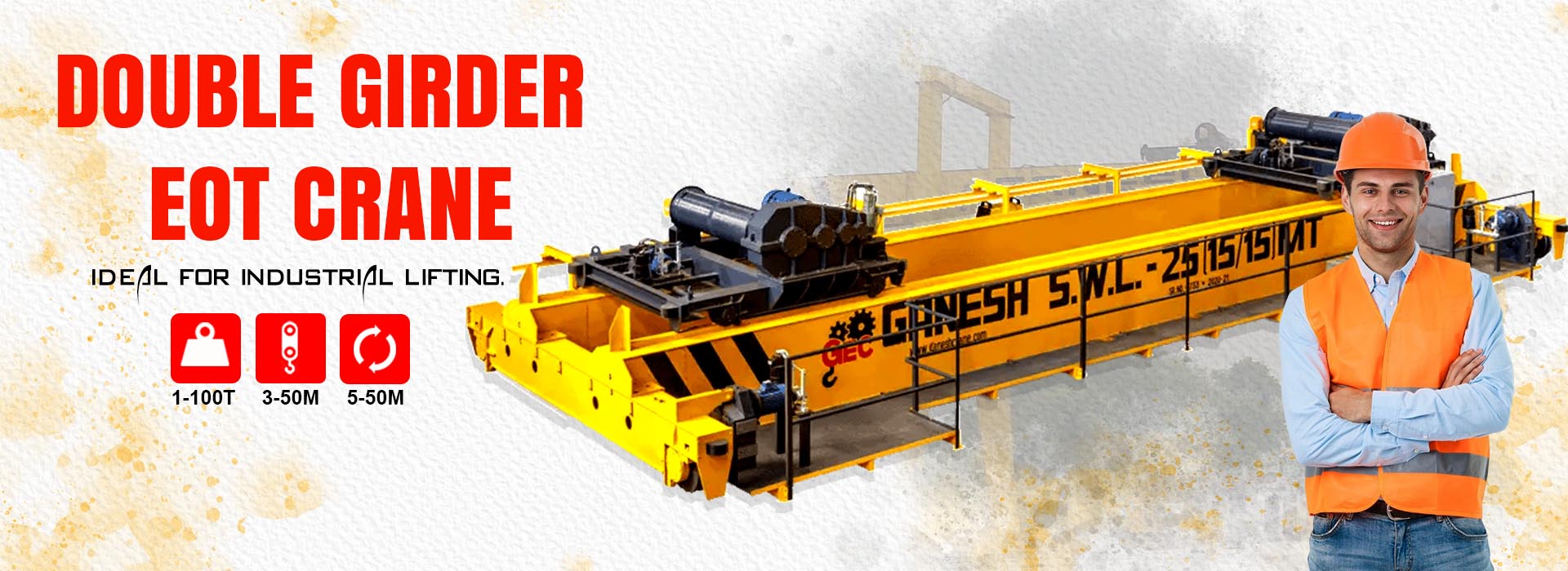 Double Ginder Eot Crane