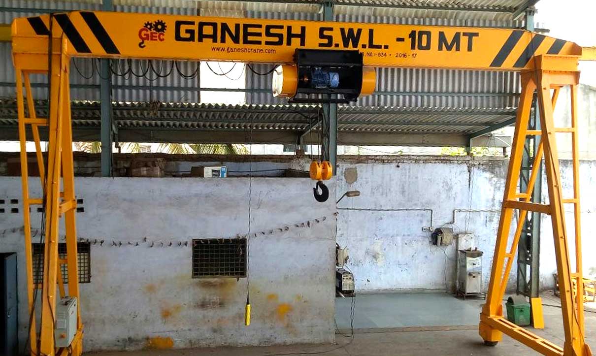 Gantry Crane Manufacturer in Ahmedabad